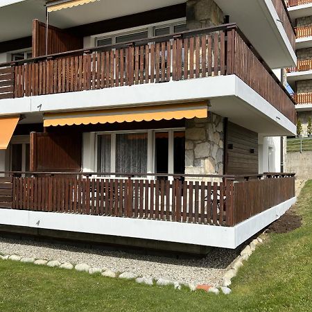 Bel Appartement 3 Pieces Au Pied Des Pistes De Ski Crans-Montana Exteriör bild