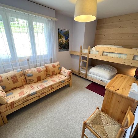 Bel Appartement 3 Pieces Au Pied Des Pistes De Ski Crans-Montana Exteriör bild
