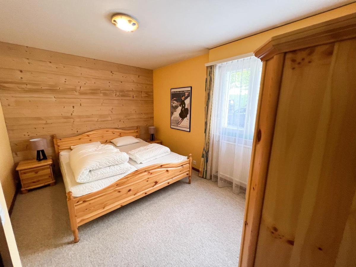 Bel Appartement 3 Pieces Au Pied Des Pistes De Ski Crans-Montana Exteriör bild
